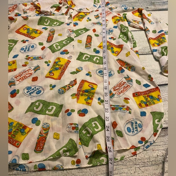 Vintage I & C Isaacson-Carrico of el campo candy pattern 2 pc pajama set. S - Picture 8 of 16